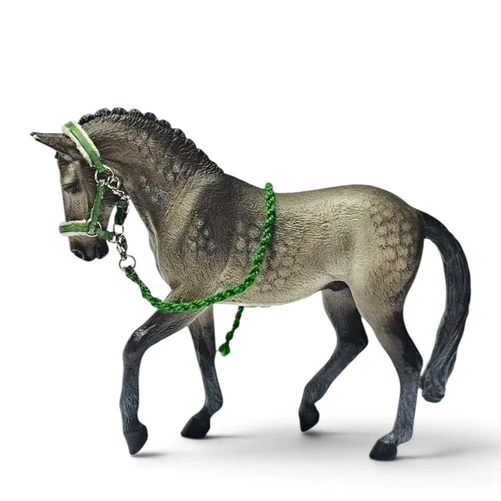 Ohlávka pro větší koně typu Schleich - zelená 💚