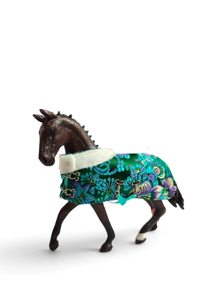 Luxusní deka pro koně typu Schleich - Royal Emerald