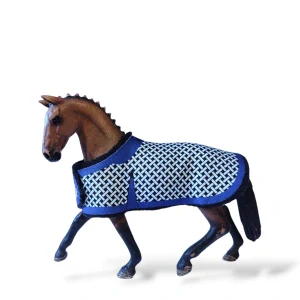 Deka pro koně typu Schleich - modrá