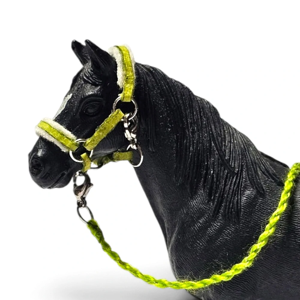 Ohlávka pro koně typu Schleich - Pistácie 💚