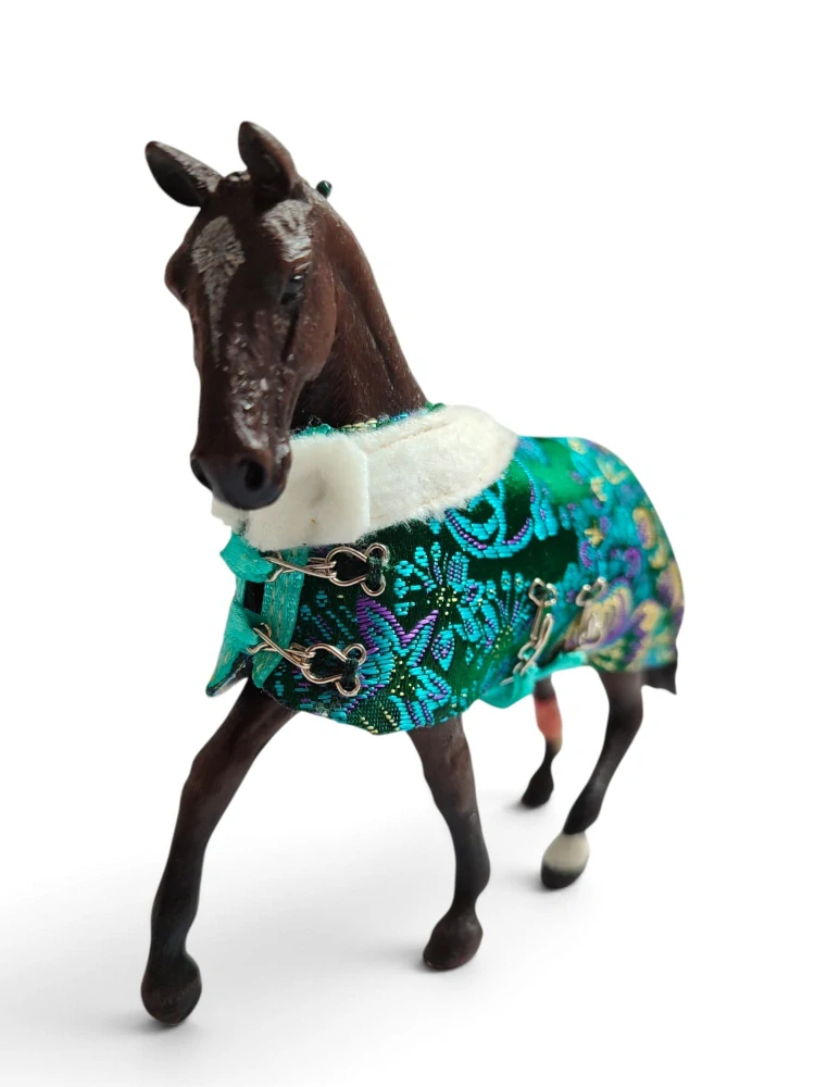 Luxusní deka pro koně typu Schleich - Royal Emerald