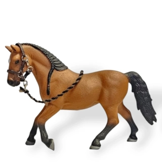 Ohlávka pro koně typu Schleich - hnědá