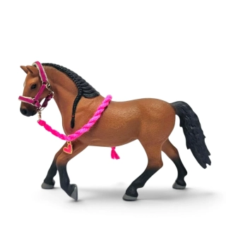 Ohlávka pro koně typu Schleich - Pink💖 