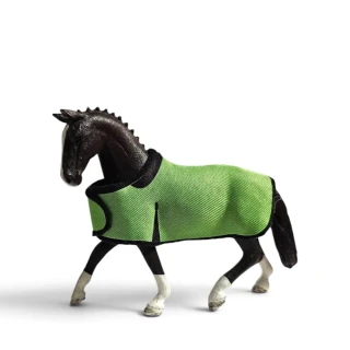 Deka pro koně typu Schleich - pistáciová 💚