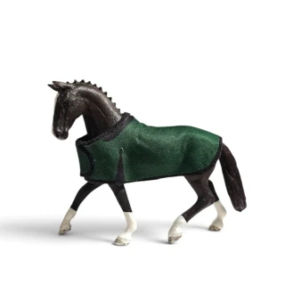 Deka pro koně typu Schleich - smaragdová 💚